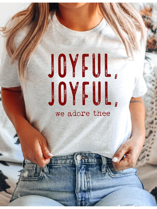 Joyful We Adore Thee Tee